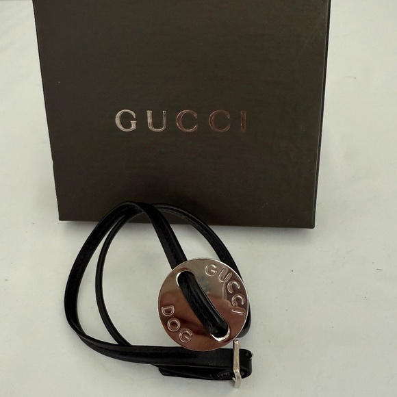 Gucci Dog Leather collar. - Picture 1 of 5